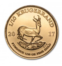 Sudafrica Krugerrand oro 1/10 oz (FIOR DI CONIO)