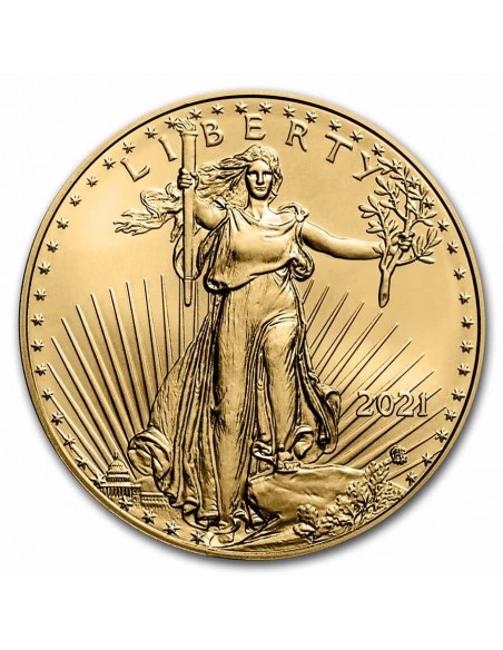 America Aquila 10 Dollari d'oro nuovo design 2021 (FIOR DI CONIO)