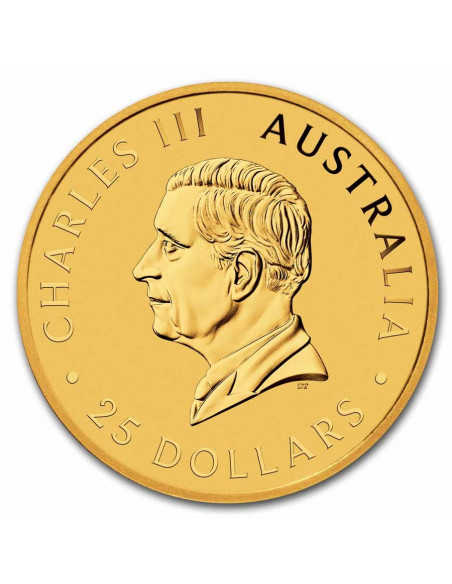 Australia Nugget d'oro (Kangaroo) 25 Dollari (FIOR DI CONIO)