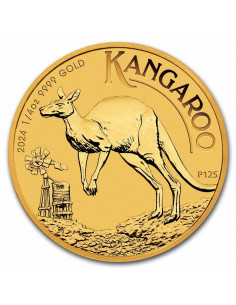 Australia Nugget d'oro (Kangaroo) 25 Dollari (FIOR DI CONIO)