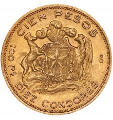Chile 100 Pesos oro